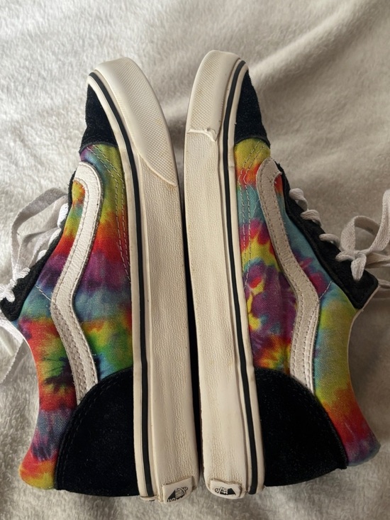 Vans Other - Vans Old Skool Tie Dye Sneakers Youth 3 / Women’s 5 Rainbow Black White